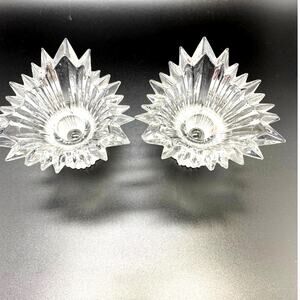 Vintage Crystal Dante Mikasa Candleholders‎ set